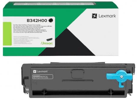 Original Lexmark B342000 Toner Schwarz ca. 1.500 Seiten Rückgabe-Tonerkassette 