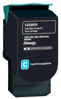 Original Lexmark C240X20 Toner Cyan ca. 3.500 Seiten 