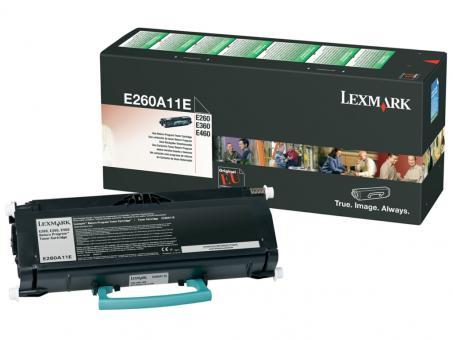 Original Lexmark E260A11E Toner Schwarz ca. 3500 Seiten 