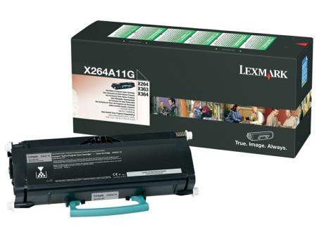 Original Lexmark X264A11G Toner Schwarz ca. 3500 Seiten 