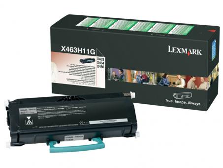 Original Lexmark X463H11G Toner Schwarz ca. 9.000 Seiten 