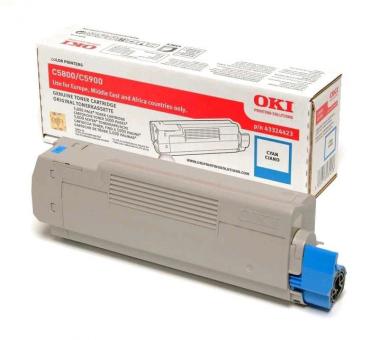 Original Oki 43324423 Toner Cyan ca. 5.000 Seiten 