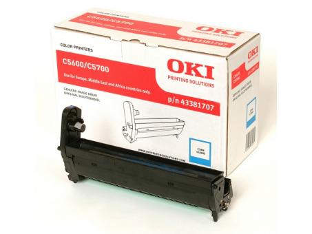 Original Oki 43381707 Bildtrommel Cyan ca. 20.000 Seiten 