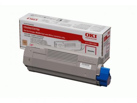Original Oki 43872306 Toner Magenta ca. 2.000 Seiten 