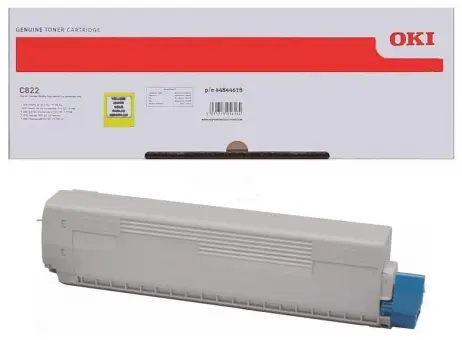 Original Oki 44844613 Toner Yellow ca. 7.300 Seiten 