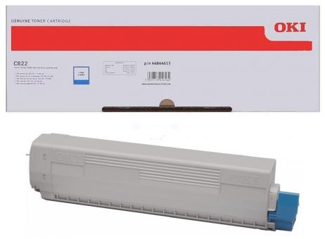 Original Oki 44844615 Toner Cyan ca. 7300 Seiten 
