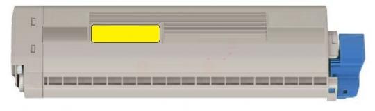 Original Oki 45862814 Toner Yellow ca. 10.000 Seiten 