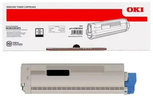 Oki 45862840 Toner Schwarz ca. 7000 Seiten, 