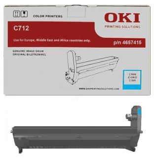 Original Oki 46507415 Bildtrommel Cyan C712 ca. 30.000 Seiten 