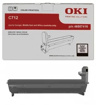 Oki 46507416 Bildtrommel Schwarz C712 ca. 30.000 Seiten, 