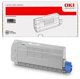 Original Oki 46507615 Toner Cyan C712 ca. 11500 Seiten 