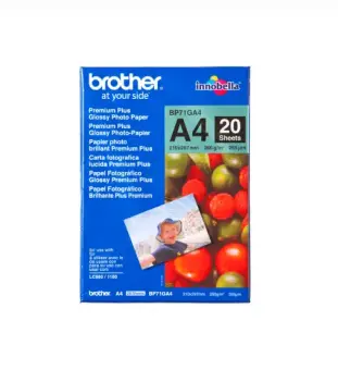 Brother BP71GA4 BP-71GA4 Papier Weiss Fotopapier A4  20 Blatt, 260 g/m² 