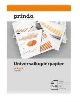 Original Prindo PR80500A4U Universalkopierpapier A4 Weiss 