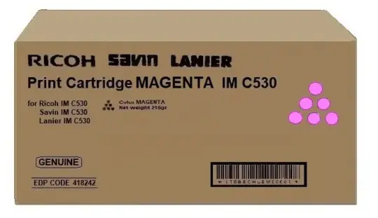Ricoh IM C530M 418242 Toner Magenta ca. 18.000 Seiten, 