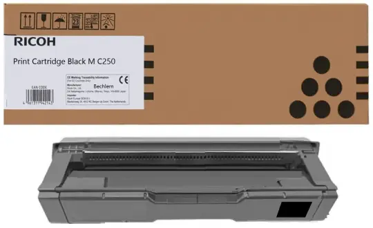 Original Ricoh M C250BK Toner Schwarz 408352 ca. 2.300 Seiten 