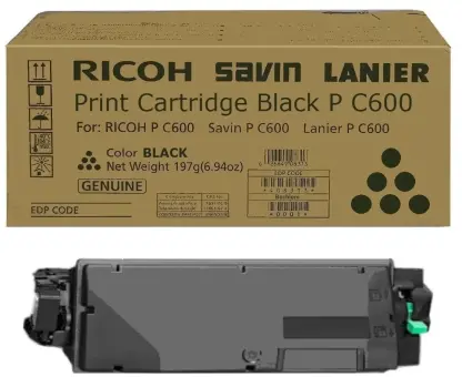 Ricoh P C600BK 408314 Toner Schwarz ca. 17.000 Seiten, Inkl. Resttonerbehälter 