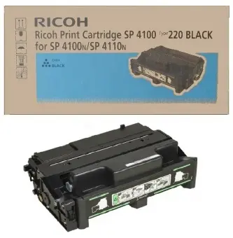 Original Ricoh SP 4100BK Toner Schwarz 407649 ca. 15.000 Seiten 