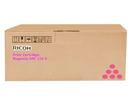 Original Ricoh SP C220EM Toner Magenta 407644 ca. 2.000 Seiten 