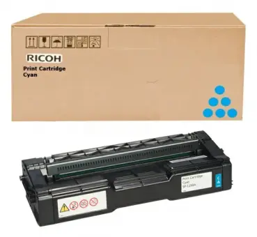 Original Ricoh SP C252EC Toner Cyan 407532 ca. 4.000 Seiten 