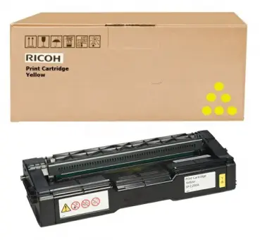 Original Ricoh SP C252HEY Toner Yellow 407719 ca. 6.000 Seiten 