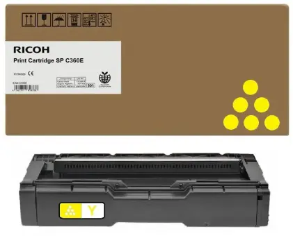 Original Ricoh SP C340EY Toner Yellow 407902 ca. 5.000 Seiten 