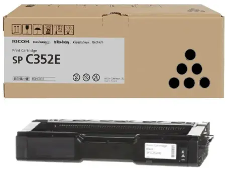 Ricoh SP C352EBK 407383 Toner Schwarz ca. 10.000 Seiten, 