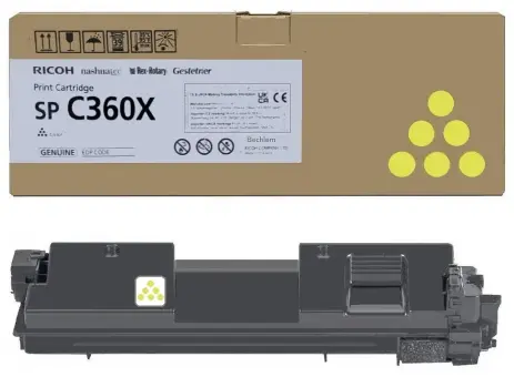 Ricoh SP C360XY 408253 Toner Gelb ca. 9.000 Seiten, 