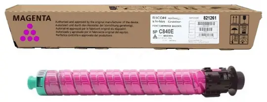 Original Ricoh SP C840DNM Toner Magenta 821261 ca. 22.500 Seiten 