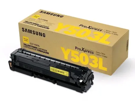 Original Samsung CLT-Y503L Toner Yellow SU491A ca. 5.000 Seiten 