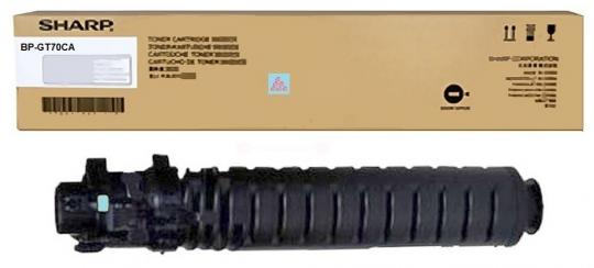 Original Sharp BP-GT70CA Toner Cyan ca. 24.000 Seiten 