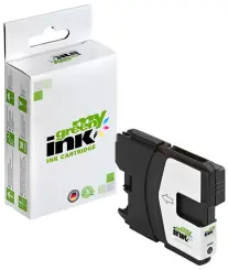 Kompatibel zu Brother LC980BK LC1100BK Schwarz ca. 700 Seiten, (My Green Toner) 