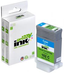 My Green Toner Alternativ Tintenpatrone für Canon 0896B001 PFI-102C Cyan ca. 130 ml 