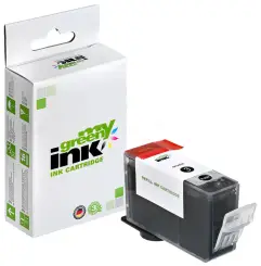 Kompatibel zu Canon BCI-3BK Schwarz ca. 500 Seiten, (My Green Toner) 