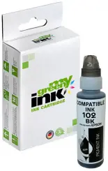 Kompatibel zu Tintenflasche für Canon 102 C13T03R140 Schwarz Inhalt 100 ml (My Green Toner) 