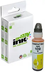 My Green Toner Alternativ Tintenflasche für Canon C13T03R440 / 102 Yellow Inhalt 70 ml 