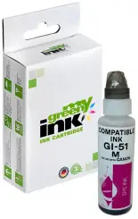 Kompatibel zu Tintenflasche für Canon GI-51M / 4547C001 Magenta Inhalt 70 ml (My Green Toner) 