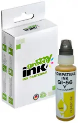 Kompatibel zu Tintenflasche für Canon GI-56Y 4432C001 Gelb Inhalt 100 ml (My Green Toner) 