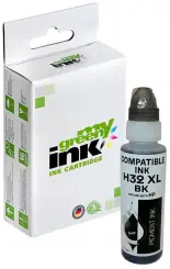 My Green Toner Alternativ Tintenflasche für HP 1VV24AE / 32XL Schwarz Inhalt 100 ml 