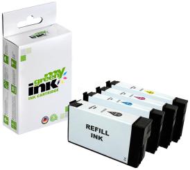 Alternativ Epson 35XL C13T35994010 Multipack BK+C+M+Y 1 x 45 ml 3 x 23 ml  ca. 1 x 2.600 Seiten ca. 3 x 1.900 Seiten(My Green Toner) 