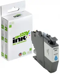 My Green Toner Alternativ Tintenpatrone für Brother LC-422C Cyan ca. 550 Seiten 