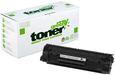 Kompatibel zu HP CB435A Schwarz ca. 1.500 Seiten, (My Green Toner) 