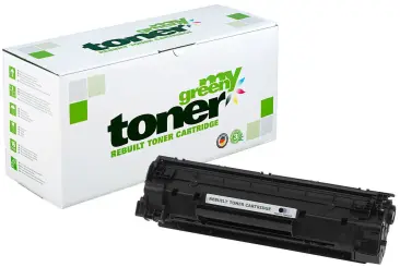Kompatibel zu HP CB435AHC Schwarz ca. 3.000 Seiten, (My Green Toner) 