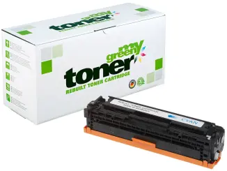 Kompatibel zu HP716C CB541A Cyan ca. 1.400 Seiten, (My Green Toner) 