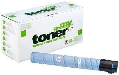 Kompatibel zu Konica Minolta A8K3450/TN-221C Cyan ca. 21.000 Seiten, (My Green Toner) 