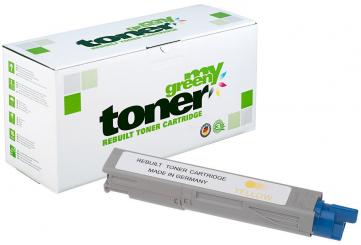 My Green Toner Alternativ Toner für Oki 43459329 Yellow ca. 2.500 Seiten 