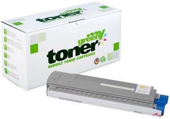 My Green Toner Alternativ Toner für Oki 44643001 Yellow ca. 7.300 Seiten 