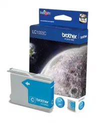 Original Brother LC1000C Tintenpatrone Cyan ca. 400 Seiten 