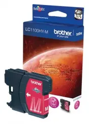Original Brother LC1100HYM Tintenpatrone Magenta ca. 750 Seiten LC-1100HY 