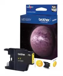 Original Brother LC1220Y Tintenpatrone Yellow ca. 300 Seiten 