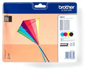 Original Brother LC223 Multipack  Tintenpatrone Schwarz , Cyan , Magenta , Yellow LC223VALBPDR 